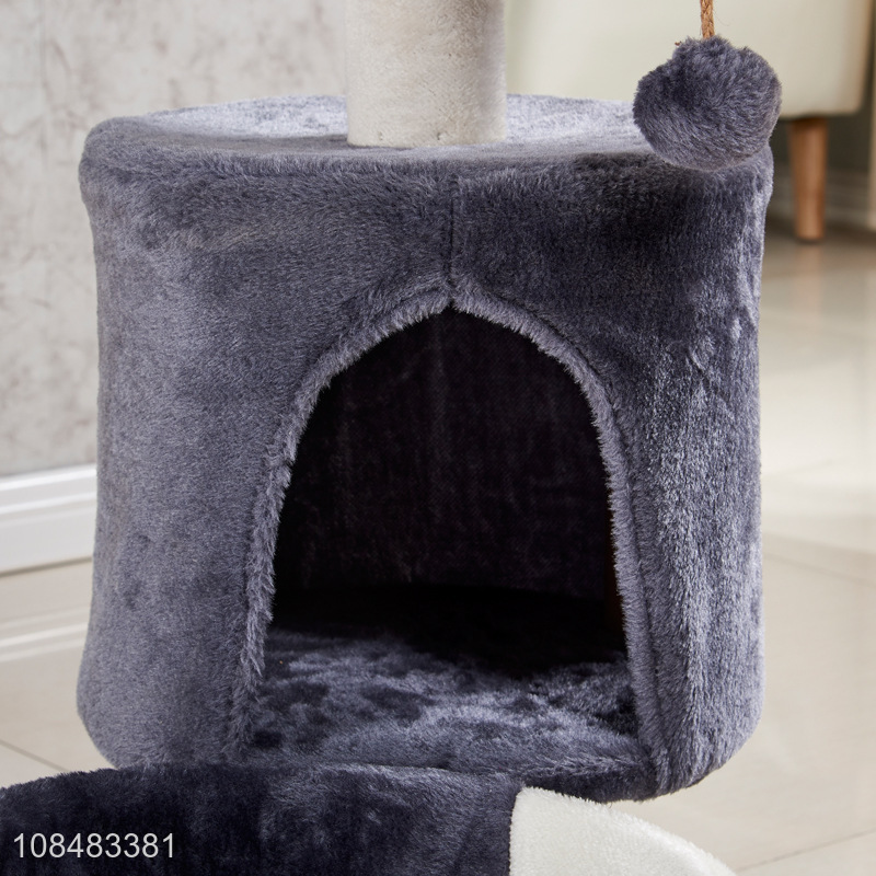 China wholesale warm plush cat climbing frame cat nest