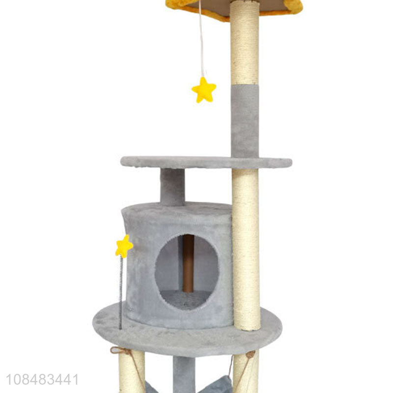 Hot products cute star cat climbing rack for sale