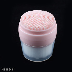 Good selling reusable soft face care facial cleansing brush