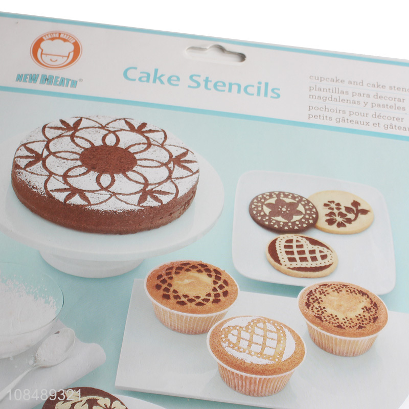 Best sale cake baking tools cake art stencils for decoration