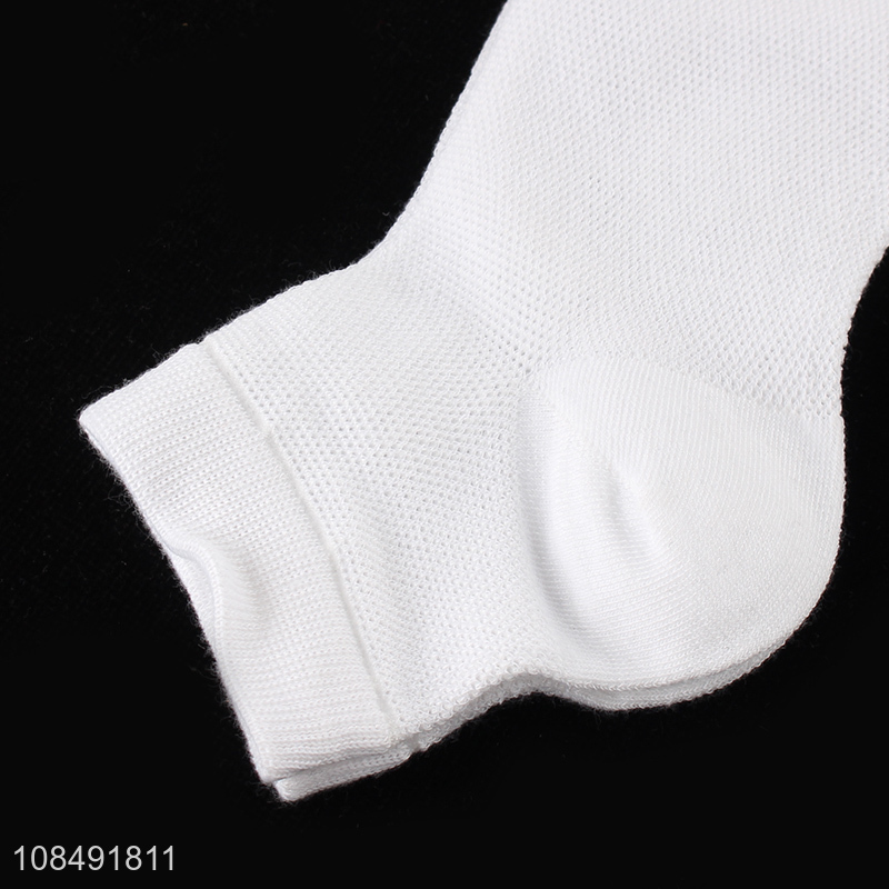 Wholesale from china white men sports short socks ankle socks