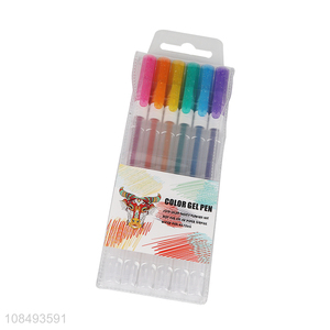 Good wholesale price students gel pen color watercolor pen