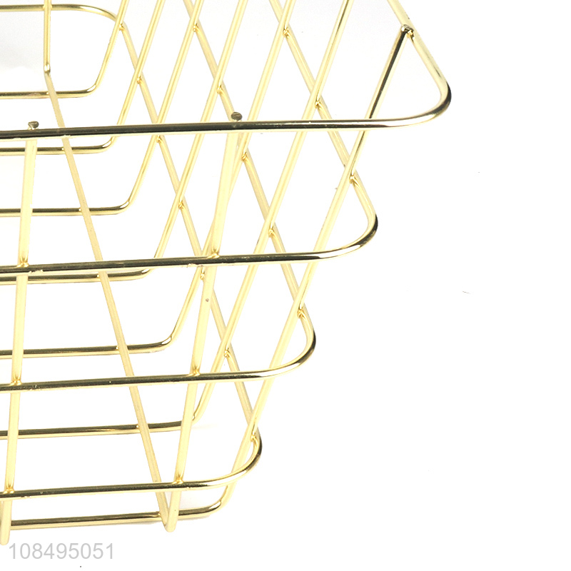 Factory direct sale iron wire bread storage basket