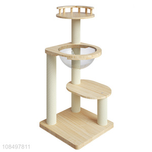 Factory wholesale wooden cat climbing frame cat nest