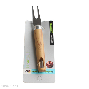 New products stainless steel cheese tool metal cheese fork for kitchen