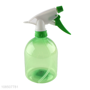 Factory price plastic clear hand pressing garden spray bottle