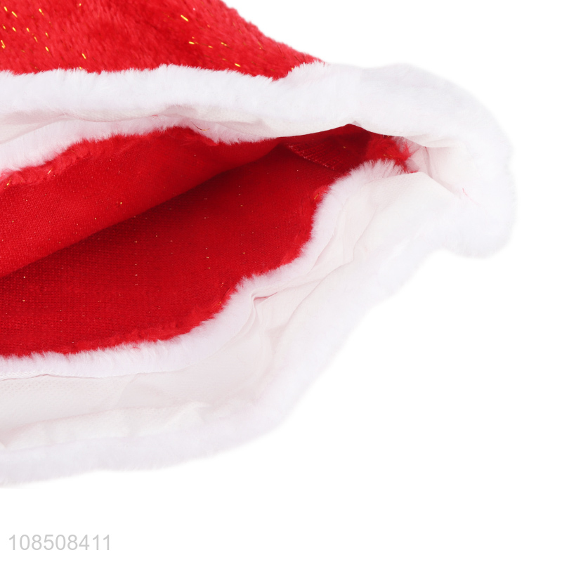 High quality thickened fluffy Christmas hat Santa hat