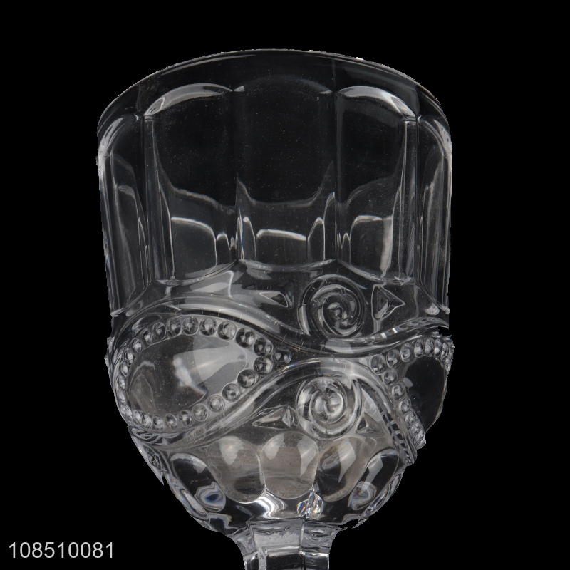 China imports clear stemmed wine glasses engraved vintage wine glasses