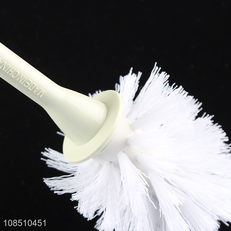 Top quality reusable handheld plastic toilet cleaning brush