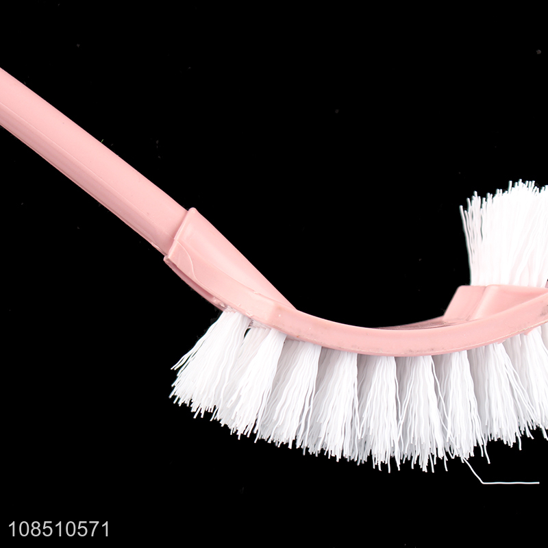 Top quality pink plastic toilet brush cleaning brush for sale