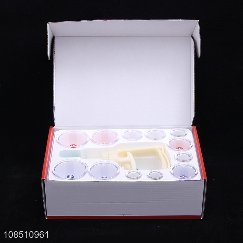 Online wholesale 12 cups cupping set massage therapy cups for body