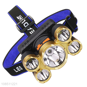 Most popular outdoor waterproof adjustable head lamp for sale