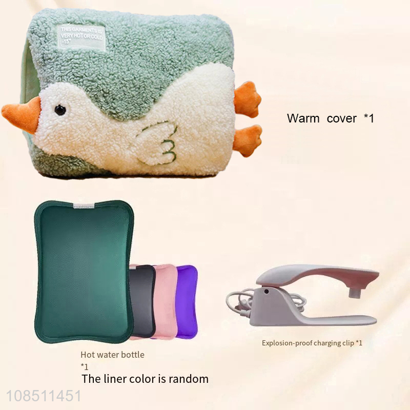 Popular product portable cute eletric hot water bag winter hand warmer