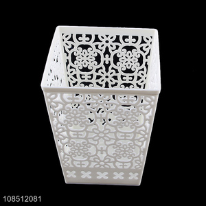 Good selling white plastic mini waste bin for tabletop