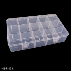 High quality large capacity plastic tool box with removable compartments