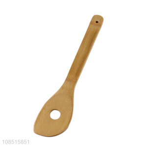 China factory <em>bamboo</em> non-<em>stick</em> spatula cookware with hole