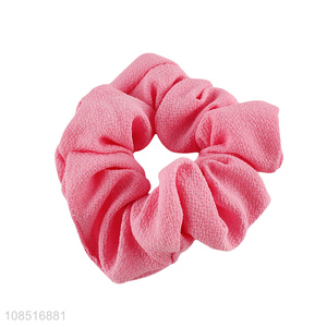 Factory price women girls hair scrunchies hair bands no damage