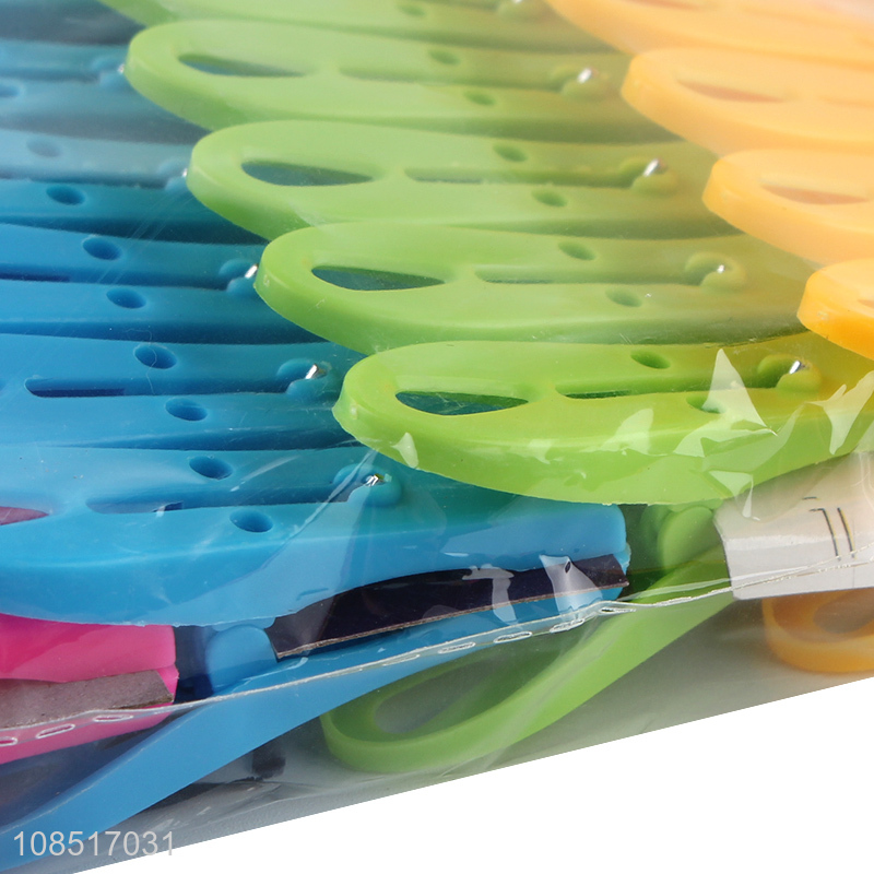 Factory wholesale 24pieces plastic clips clothes pegs
