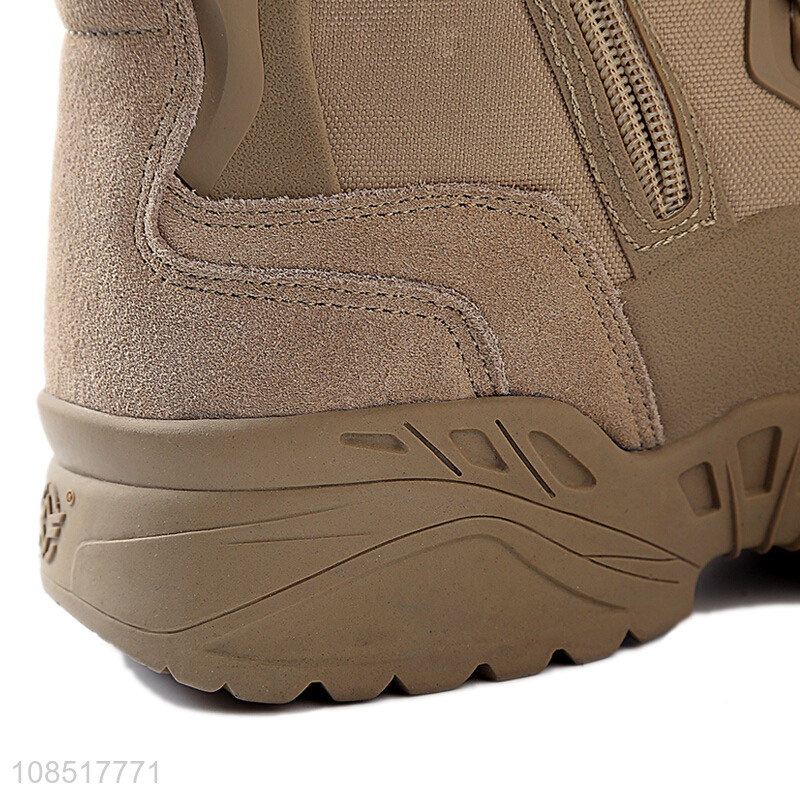 China imports men's tactical boots outdoor hiking climbing shoes