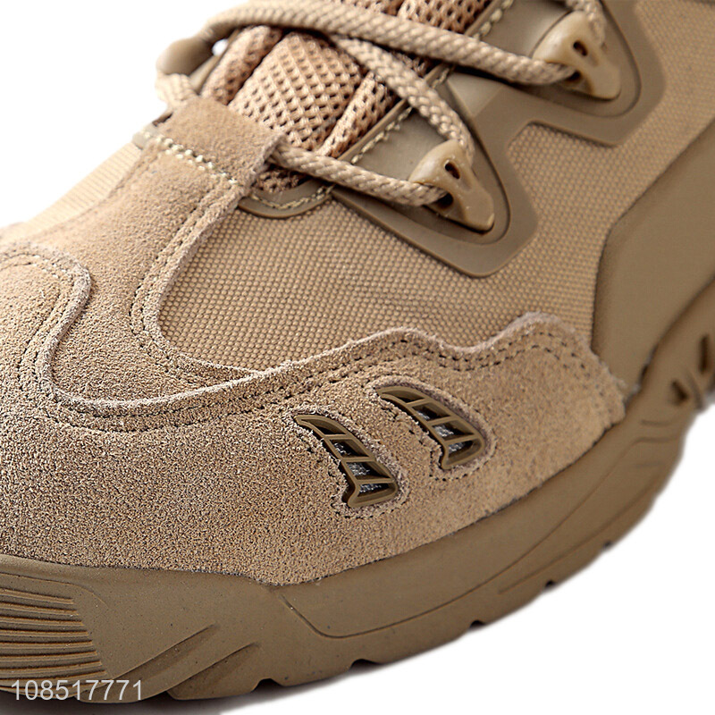China imports men's tactical boots outdoor hiking climbing shoes