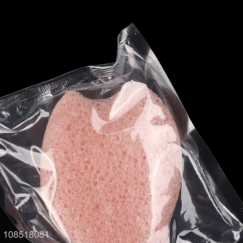 Wholesale konjac exfoliating organic facial sponge makeup remover