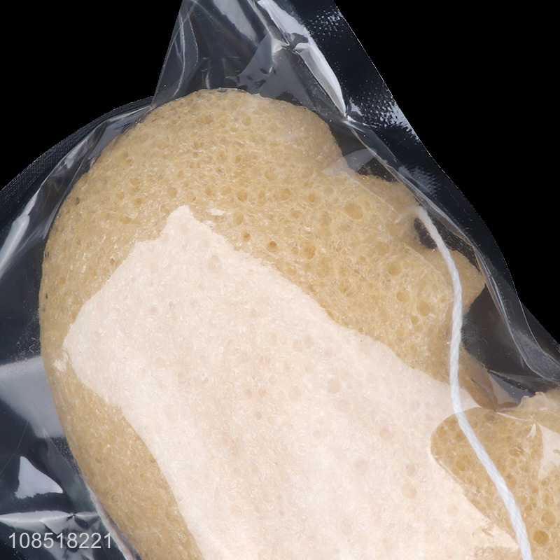 Good price eco-friendly facial konjac sponge face scrubbing sponge