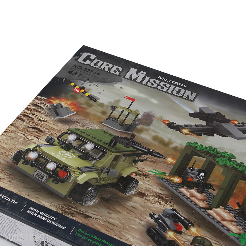 Cheap price army series children building block toys for sale