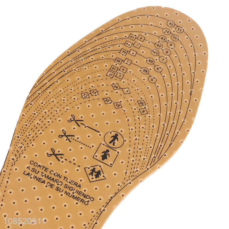 Factory price breathable anti-wear shoes insoles for foot care