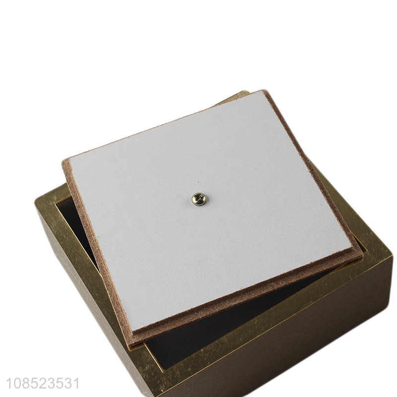 Wholesale luxury density board storage box jewelry trinkets box