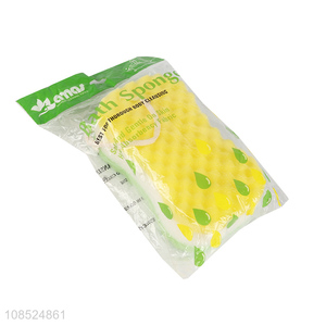 Wholesale skin-friendly bath sponge body scrubber bathing accessories