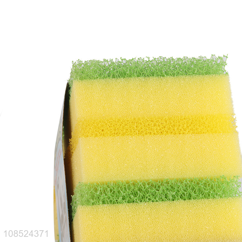 Hot sale non-scratch kitchen cleaning sponge scrub sponge