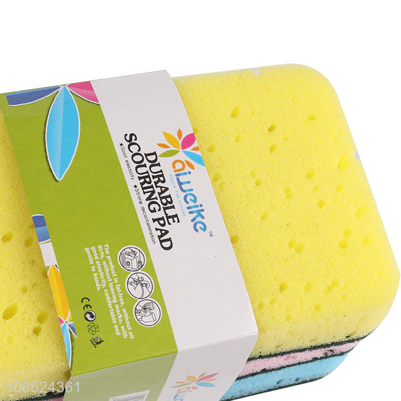 Factory price kitchen scourer scrubber cleaning sponges