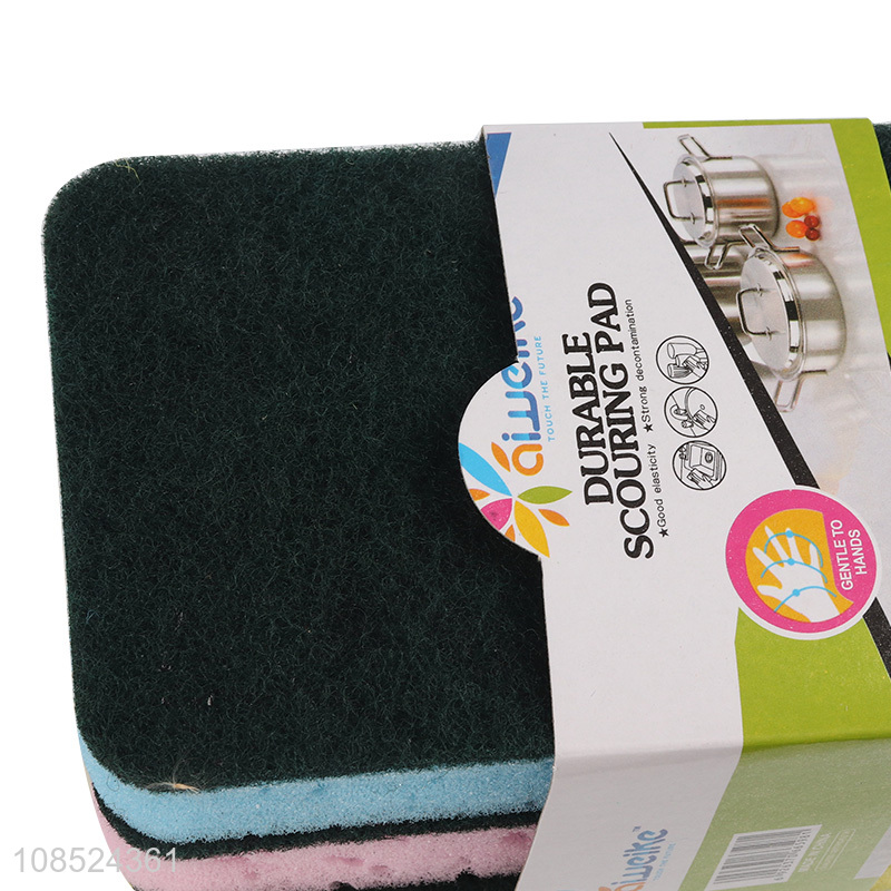 Factory price kitchen scourer scrubber cleaning sponges