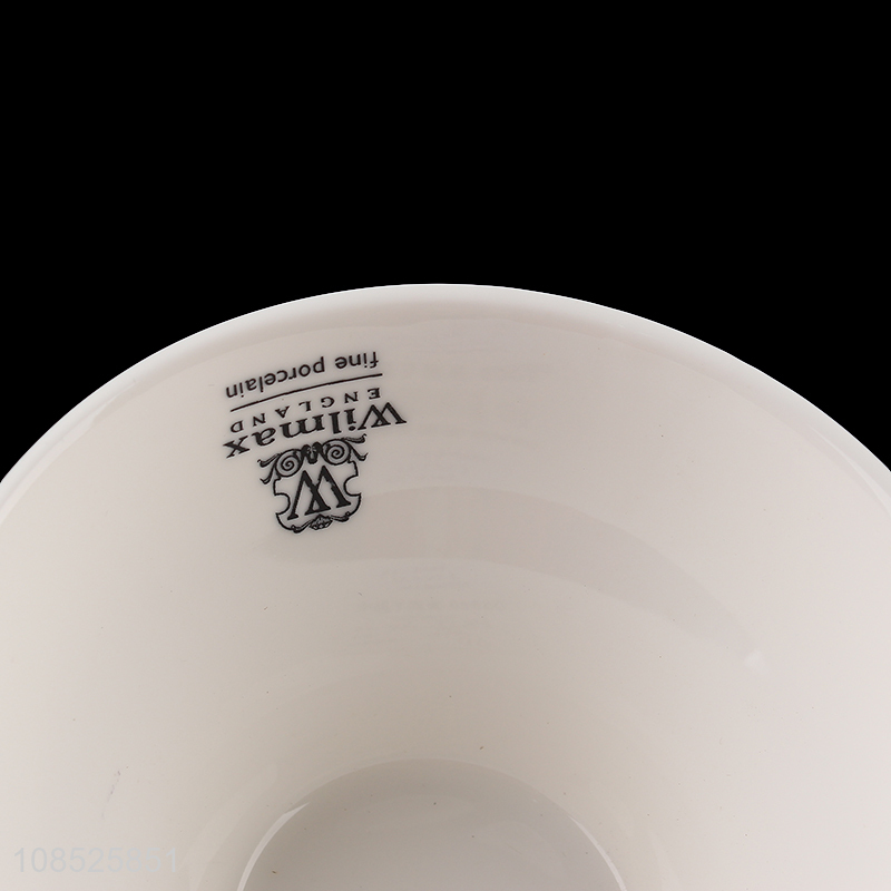 Hot products white ceramic dinner serving bowl for sale