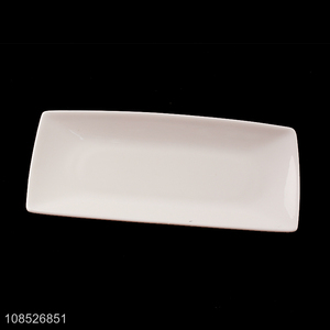 Wholesale ceramic plates porcelain serving plates for sushi