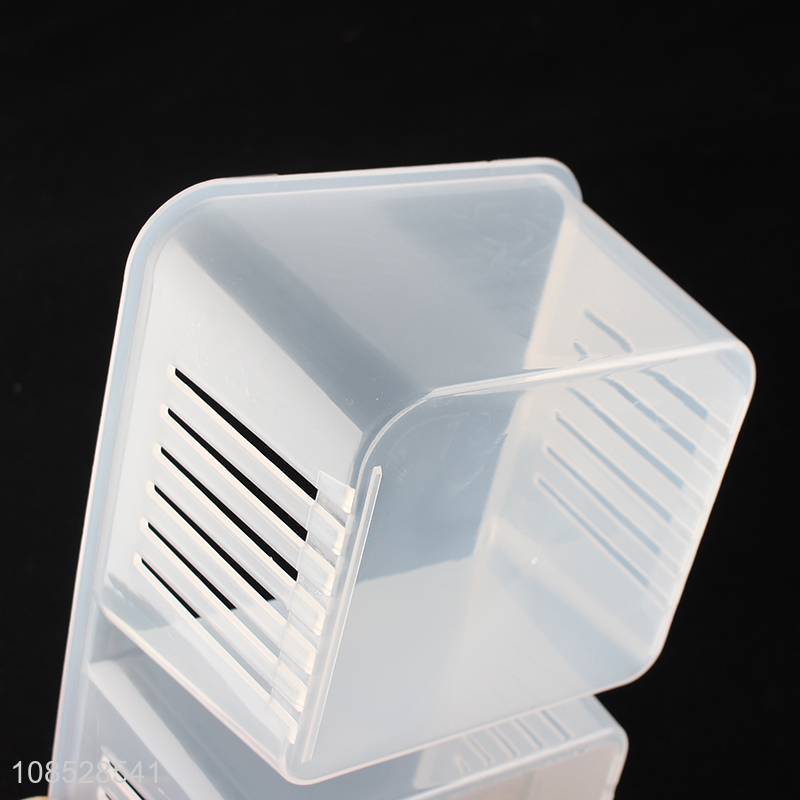 New product plastic refrigerator storage box food storage bins