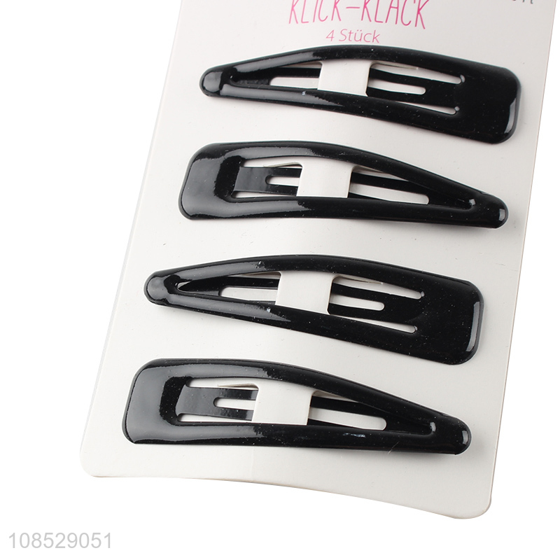 Hot sale black 4pieces women hairpin hair decoration