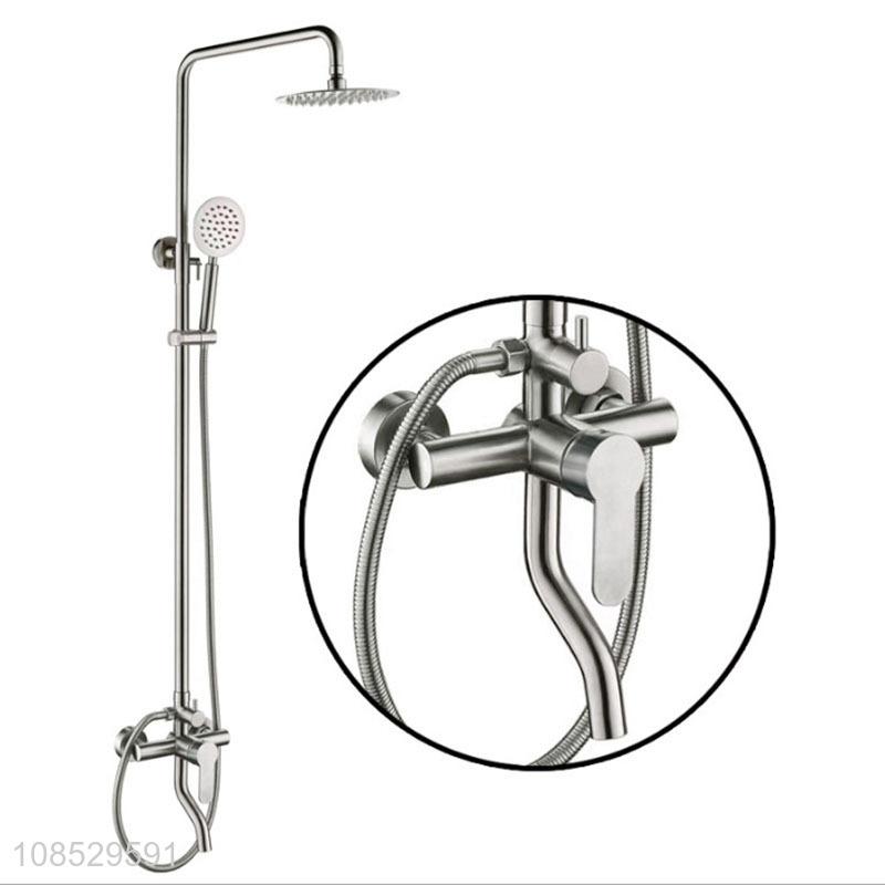 China imports 304 stainless steel high pressure shower systerm set