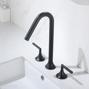 Factory supply deck mounted bathroom sink tap bathtub mixer basin faucet