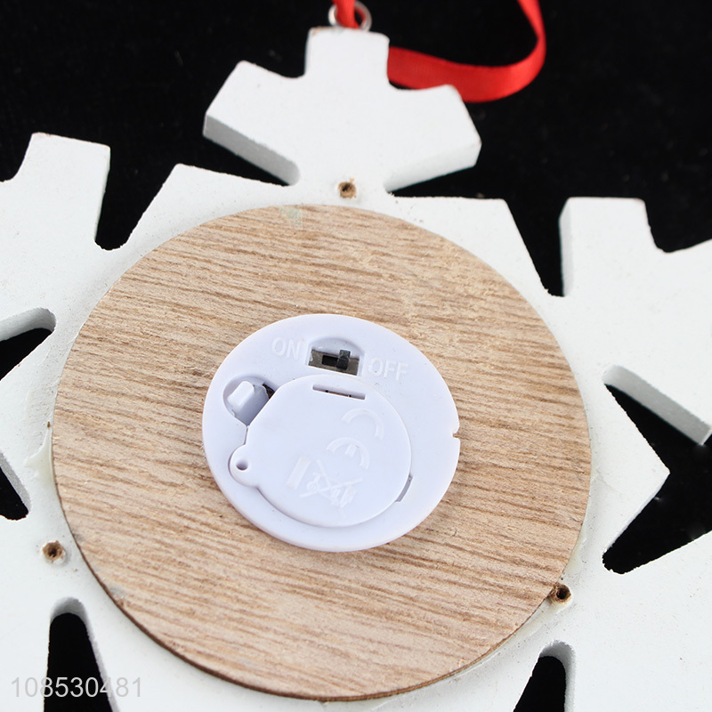 Factory supply hanging wooden ornaments for christmas