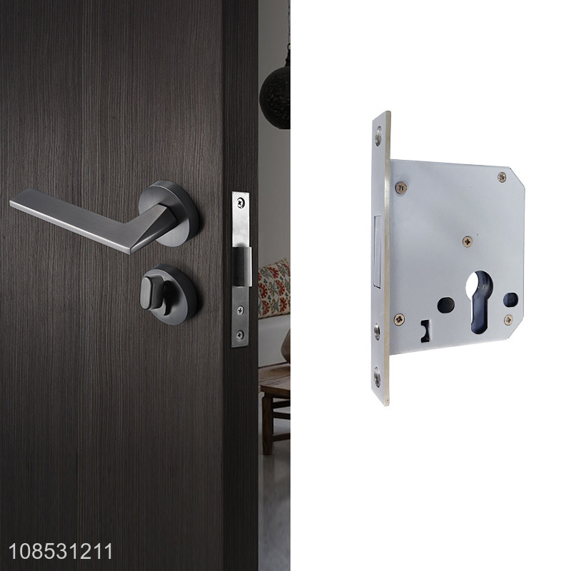 Wholesale corrosion resistant zinc alloy door handle and separate lock set