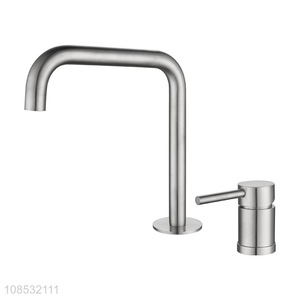 Good quality 304stainless steel hot and cold mixer tap sink faucet
