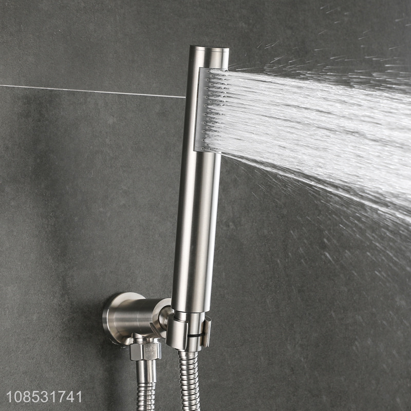 Online wholesale wall mounted shower system thermostatic shower faucet set