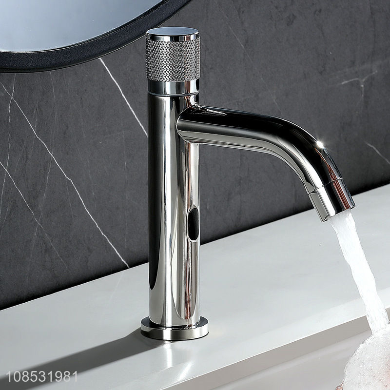 Good selling bathroom single handle automatic induction faucet