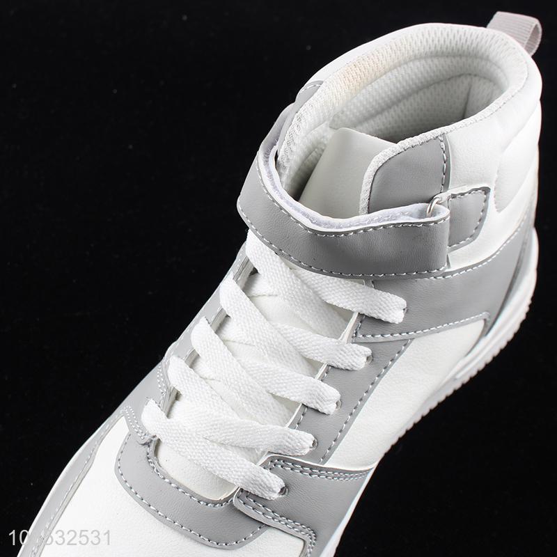 Wholesale men sneakers fashionable high-top sports shoes walking shoes