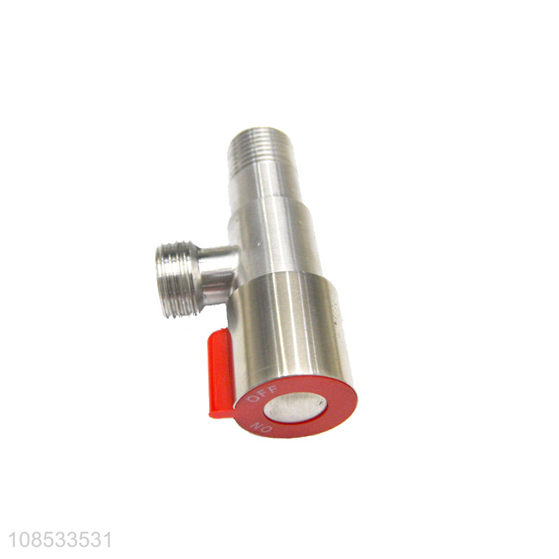 Wholesale 304 stainless steel bathroom hot and cold water angle valve for bathroom