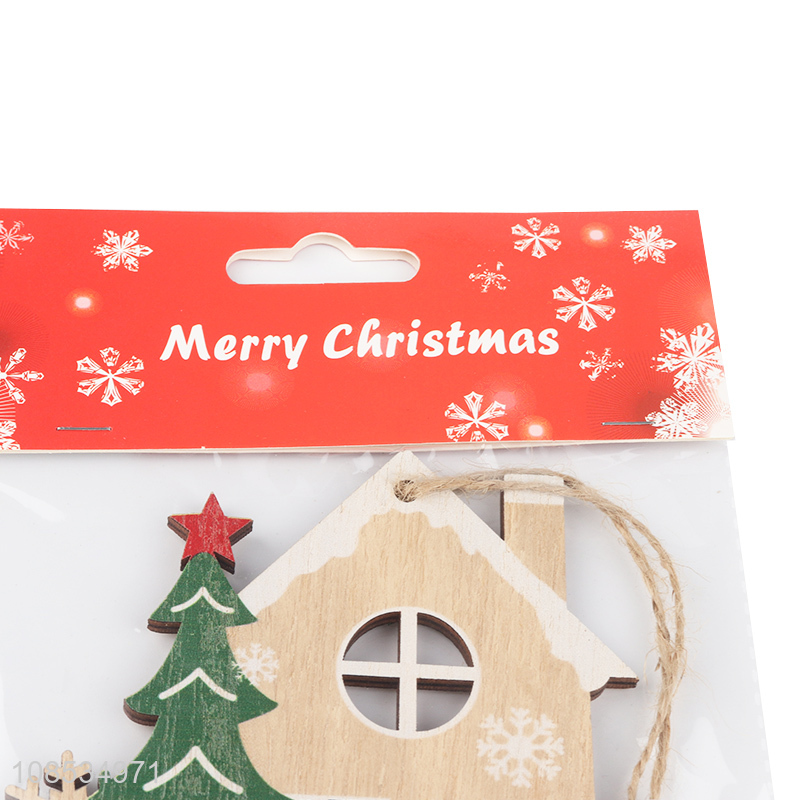 Good quality Christmas tree ornaments laser cut wooden ornaments