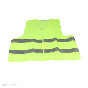 Wholesale reflective safety vest neon yellow vest for construction