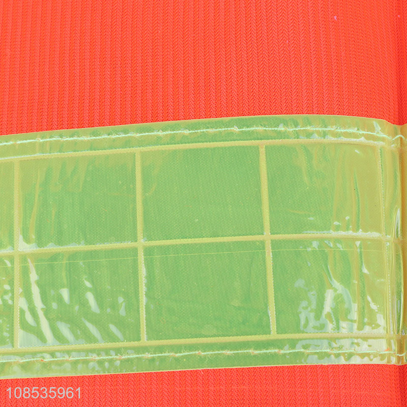 Wholesale high visibility reflective safety vest for road safety