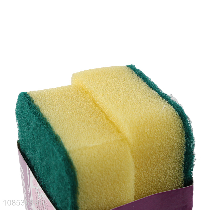 Hot selling kitchen sponge scourer cleaning sponges for dishes